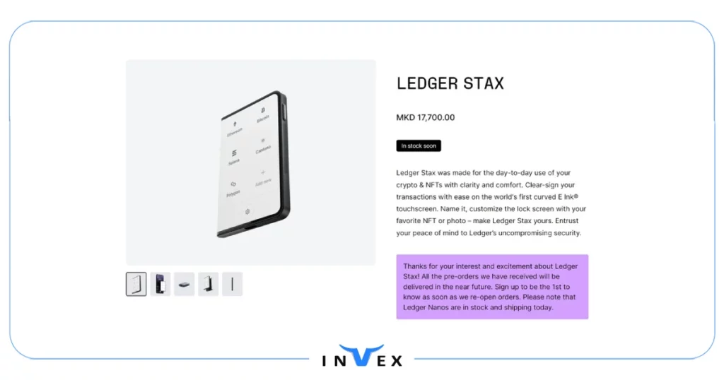 Ledger Stax