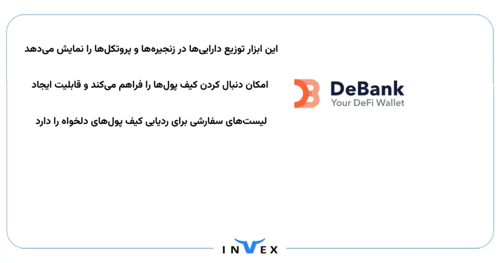 بررسی ردیاب کیف پول Debank