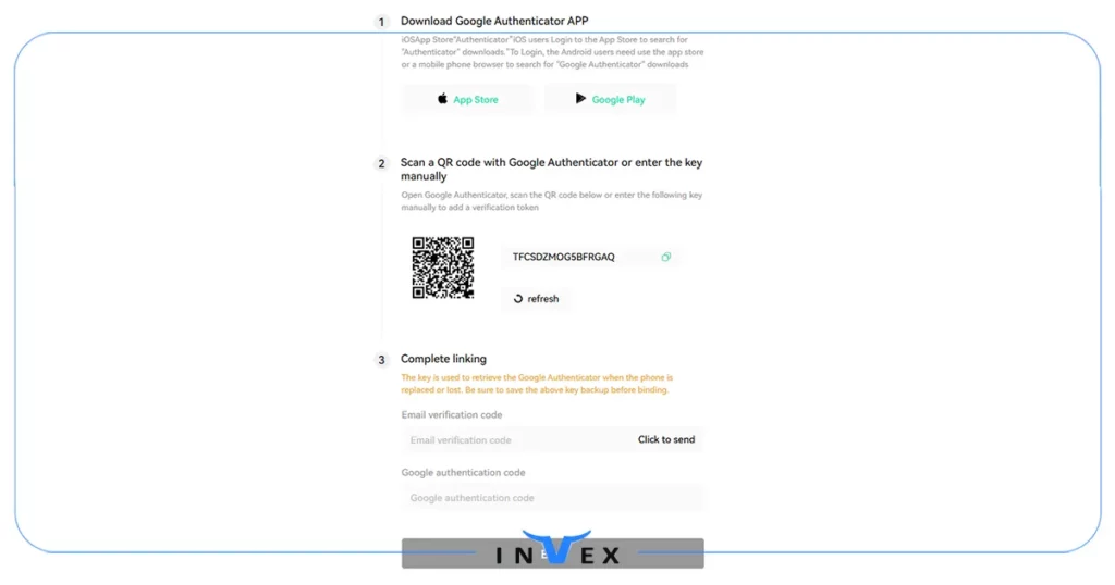 auth settings کوین لوکالی