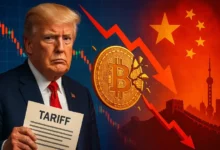 جنگ تجاری آمریکا و چین و سقوط بیت‌ کوین تا ۱۰۲ هزار دلار