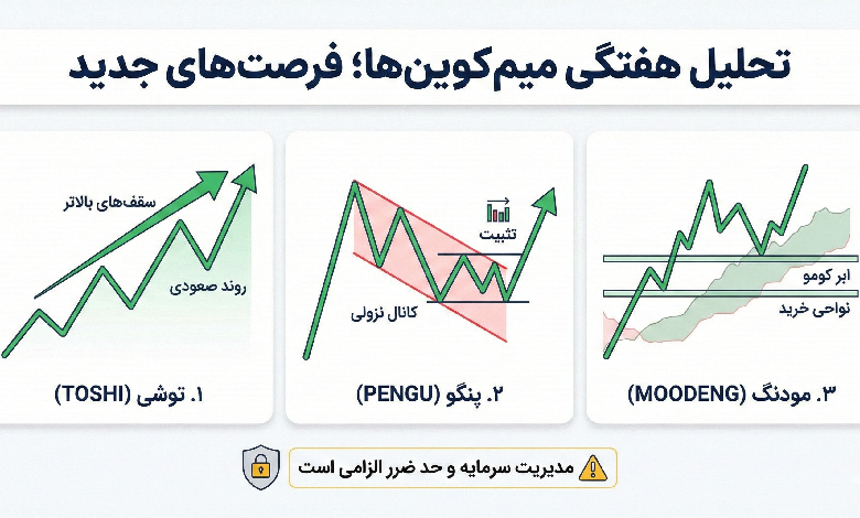 واچ لیست میم کوین های این هفته ۲۶ بهمن